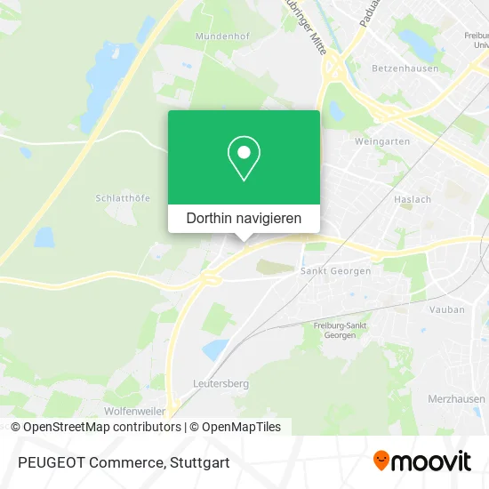 PEUGEOT Commerce Karte