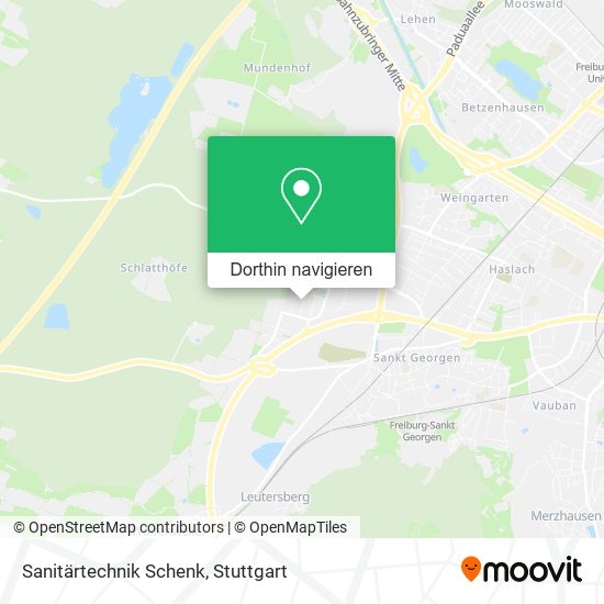 Sanitärtechnik Schenk Karte