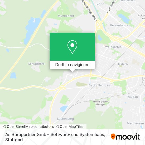 As Büropartner GmbH Software- und Systemhaus Karte