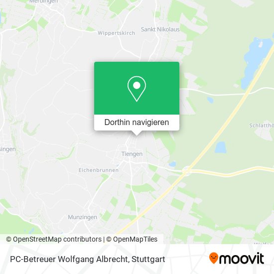 PC-Betreuer Wolfgang Albrecht Karte