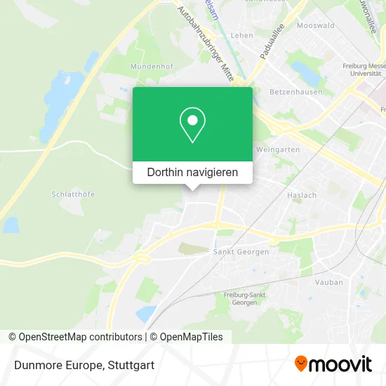 Dunmore Europe Karte