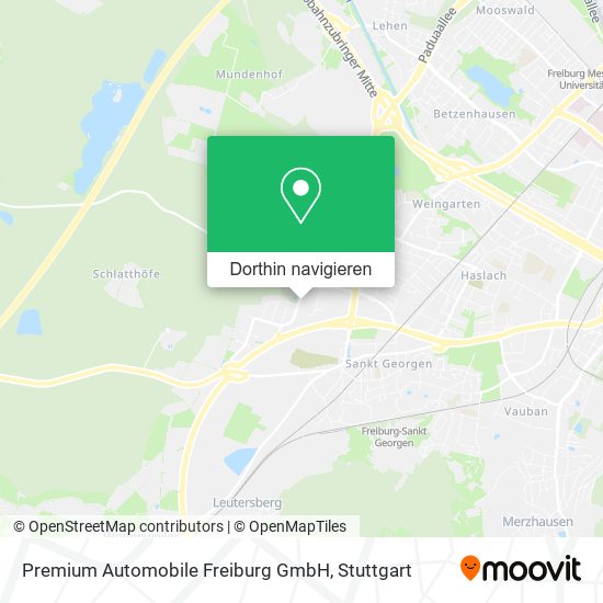 Premium Automobile Freiburg GmbH Karte