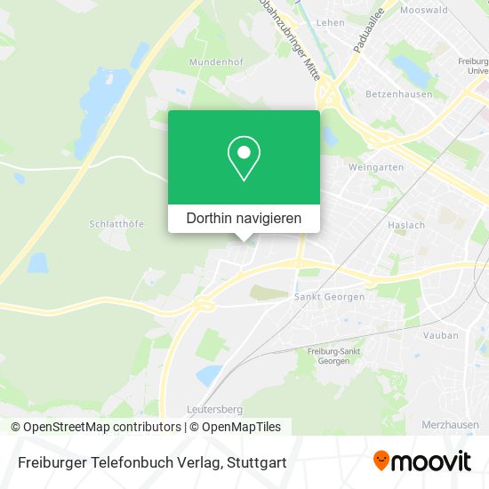 Freiburger Telefonbuch Verlag Karte