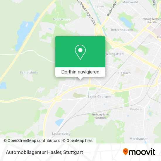 Automobilagentur Hasler Karte