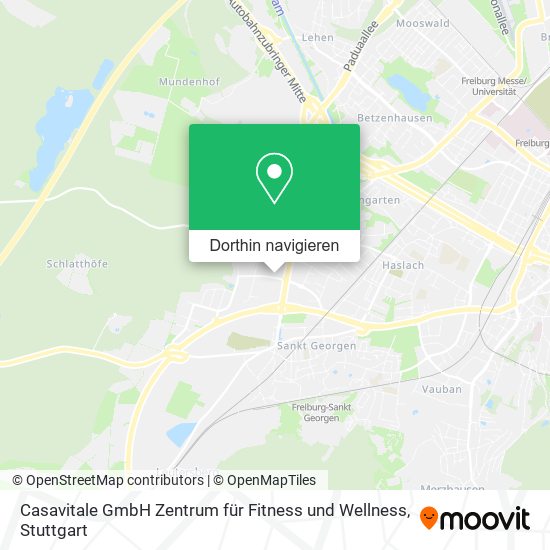 Casavitale GmbH Zentrum für Fitness und Wellness Karte