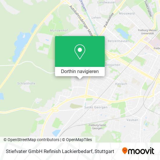 Stiefvater GmbH Refinish Lackierbedarf Karte