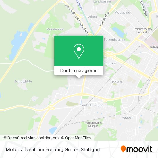 Motorradzentrum Freiburg GmbH Karte