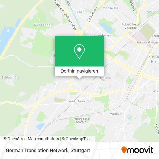 German Translation Network Karte