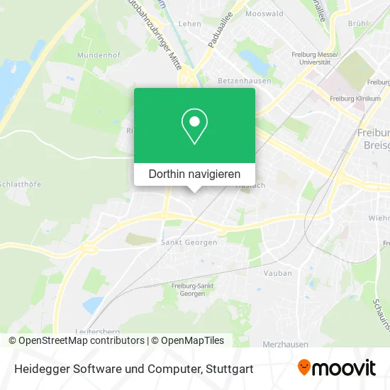 Heidegger Software und Computer Karte