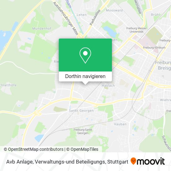 Avb Anlage, Verwaltungs-und Beteiligungs Karte