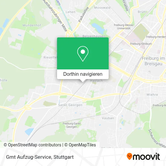 Gmt Aufzug-Service Karte
