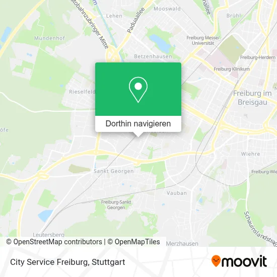 City Service Freiburg Karte