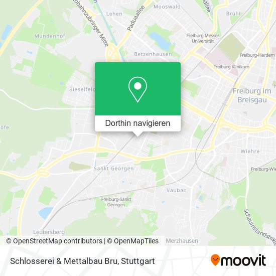 Schlosserei & Mettalbau Bru Karte