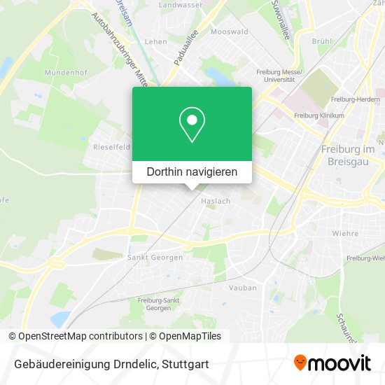 Gebäudereinigung Drndelic Karte