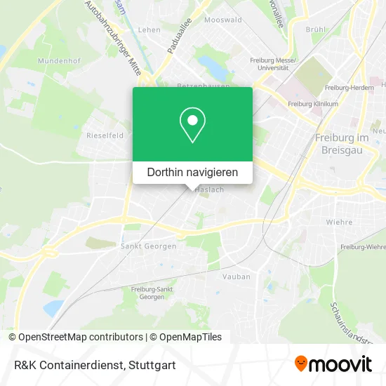 R&K Containerdienst Karte