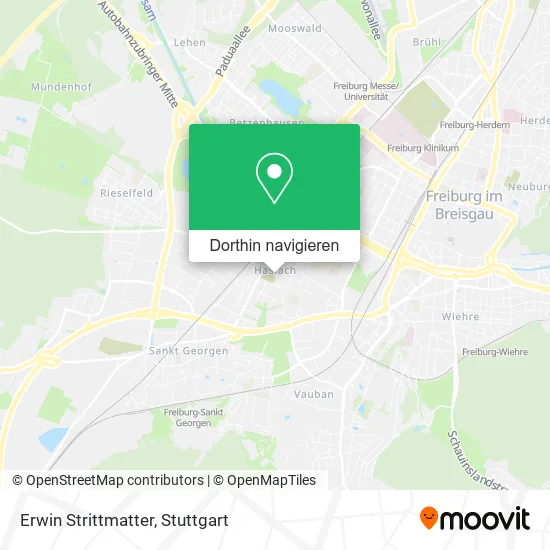 Erwin Strittmatter Karte