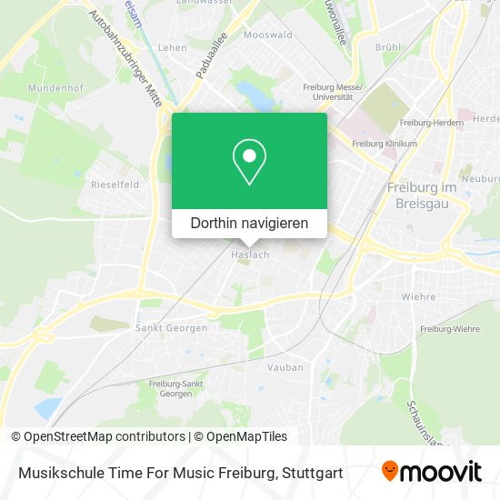 Musikschule Time For Music Freiburg Karte