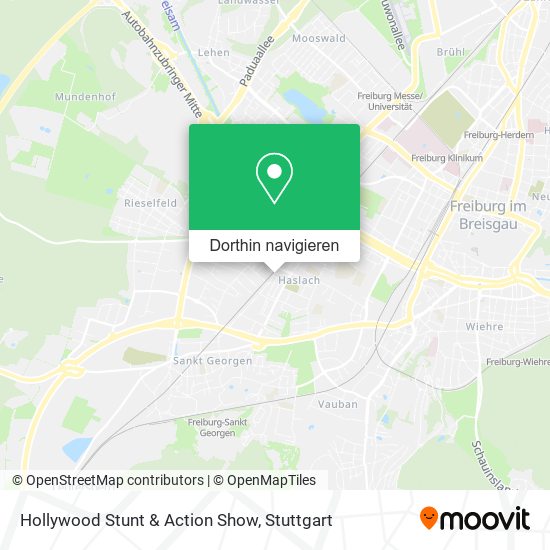 Hollywood Stunt & Action Show Karte