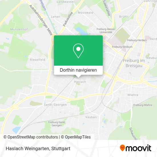 Haslach Weingarten Karte