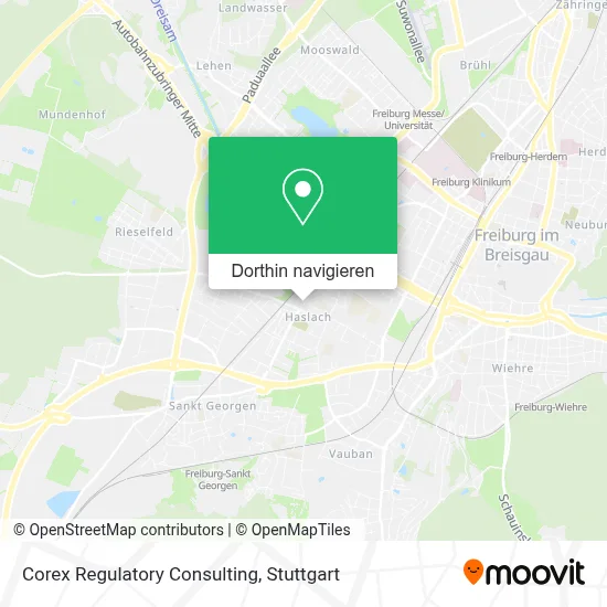 Corex Regulatory Consulting Karte