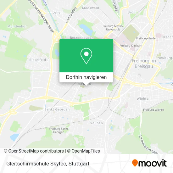 Gleitschirmschule Skytec Karte