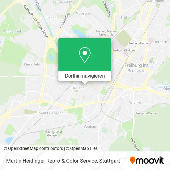 Martin Heidinger Repro & Color Service Karte