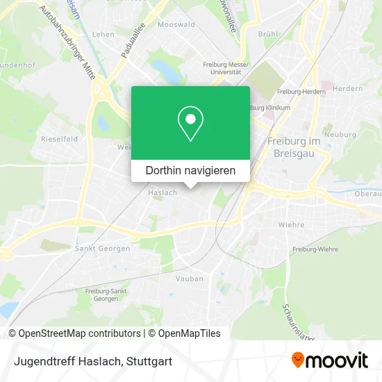 Jugendtreff Haslach Karte