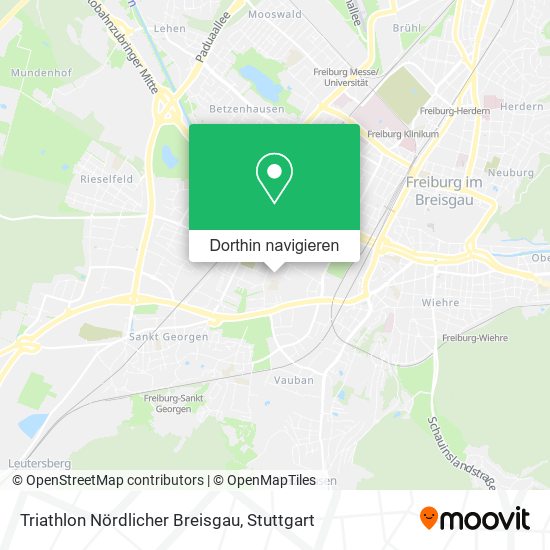 Triathlon Nördlicher Breisgau Karte