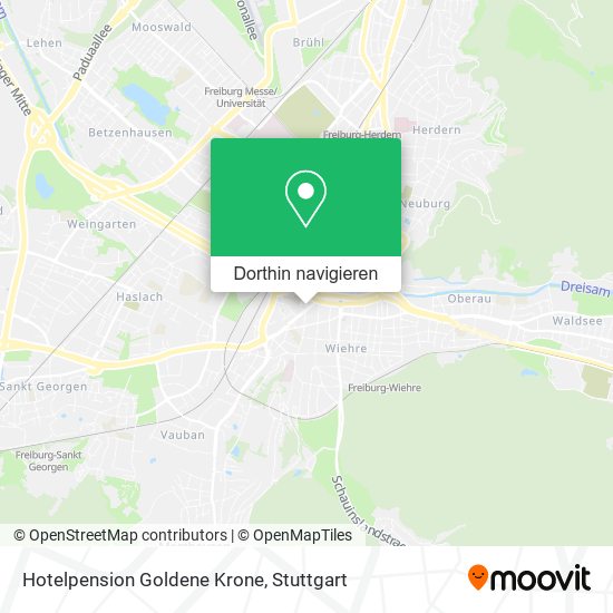 Hotelpension Goldene Krone Karte