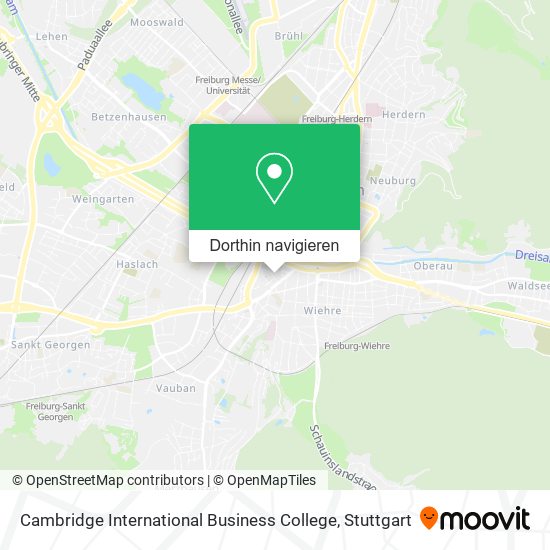Cambridge International Business College Karte