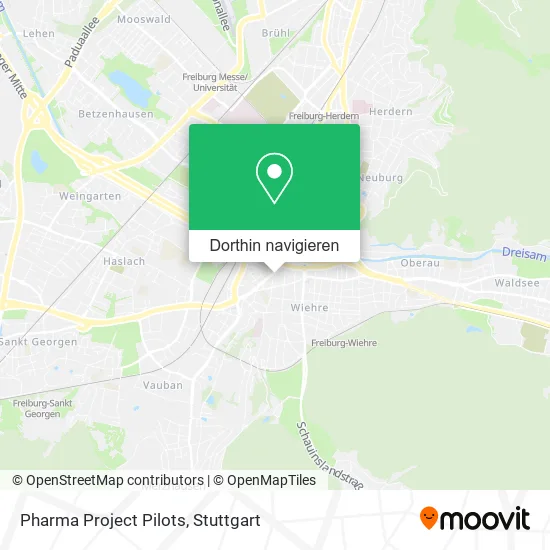 Pharma Project Pilots Karte