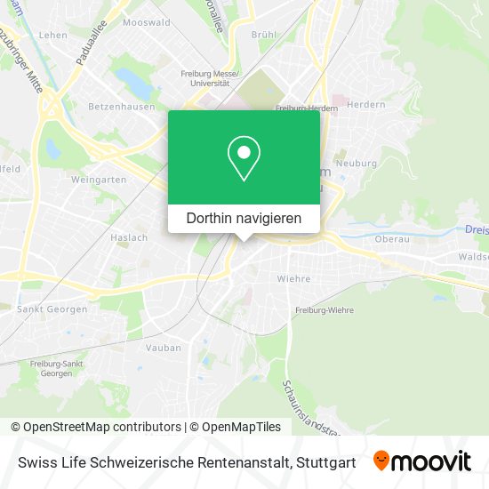 Swiss Life Schweizerische Rentenanstalt Karte
