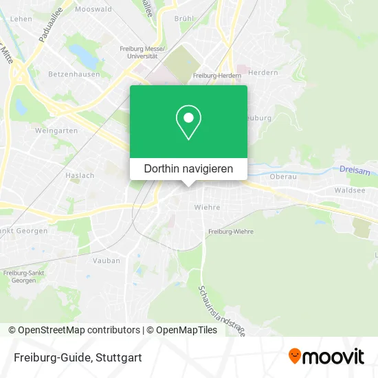 Freiburg-Guide Karte