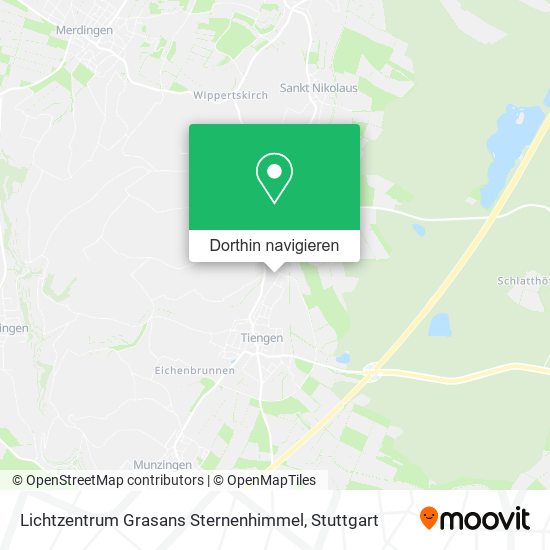Lichtzentrum Grasans Sternenhimmel Karte