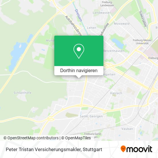Peter Tristan Versicherungsmakler Karte