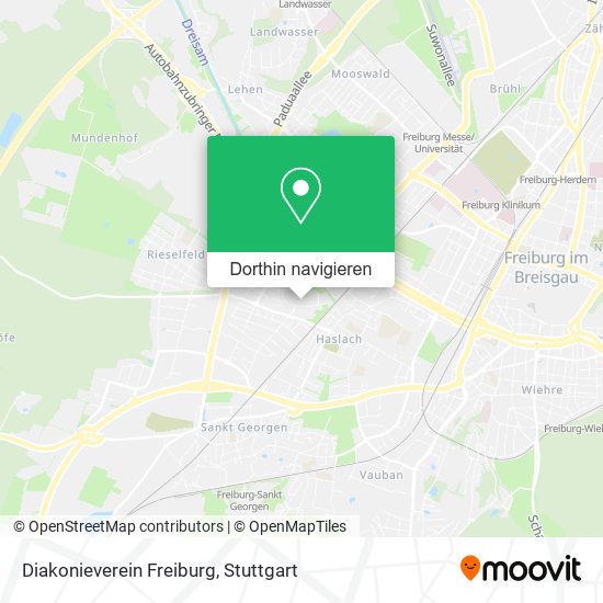 Diakonieverein Freiburg Karte