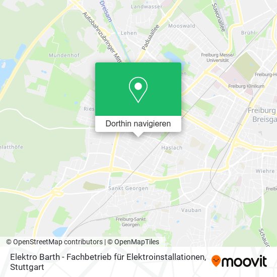 Elektro Barth - Fachbetrieb für Elektroinstallationen Karte