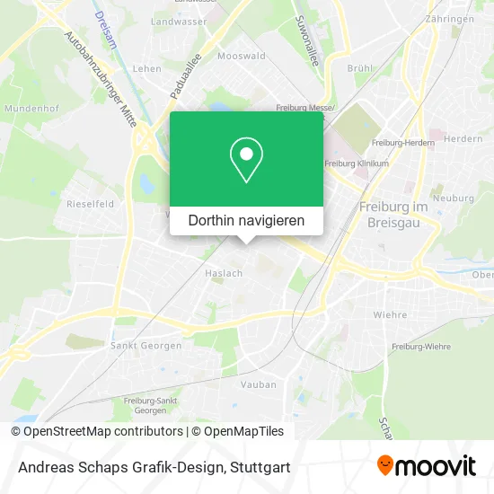 Andreas Schaps Grafik-Design Karte