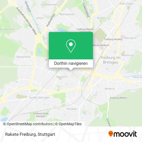 Rakete Freiburg Karte