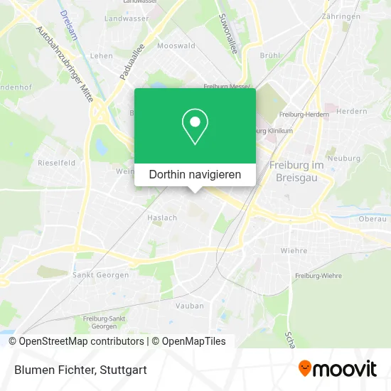 Blumen Fichter Karte