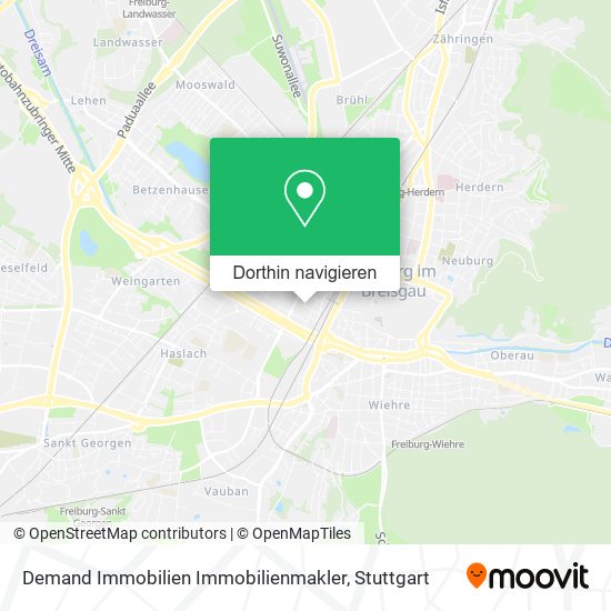 Demand Immobilien Immobilienmakler Karte
