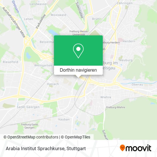 Arabia Institut Sprachkurse Karte