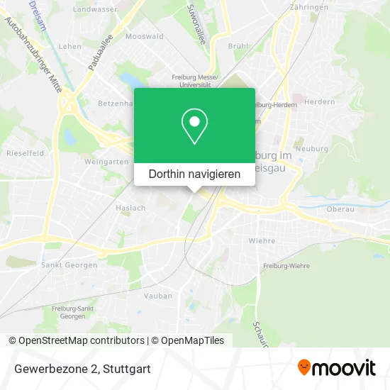 Gewerbezone 2 Karte