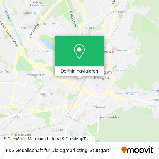F&S Gesellschaft für Dialogmarketing Karte