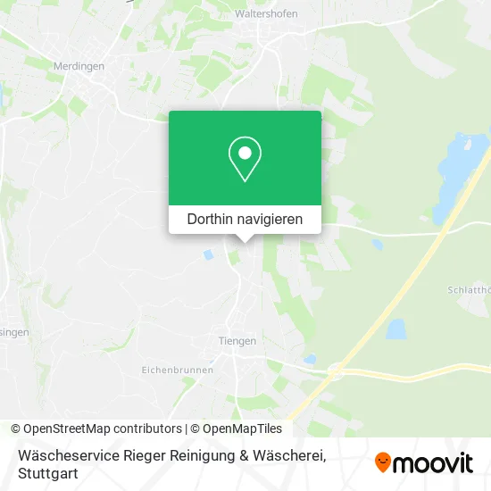 Wäscheservice Rieger Reinigung & Wäscherei Karte