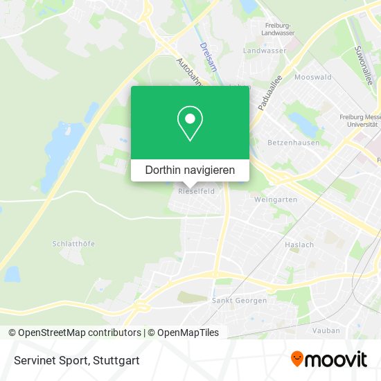 Servinet Sport Karte