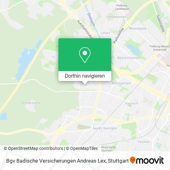 Bgv Badische Versicherungen Andreas Lex Karte