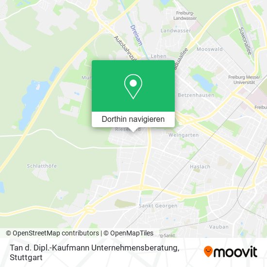 Tan d. Dipl.-Kaufmann Unternehmensberatung Karte