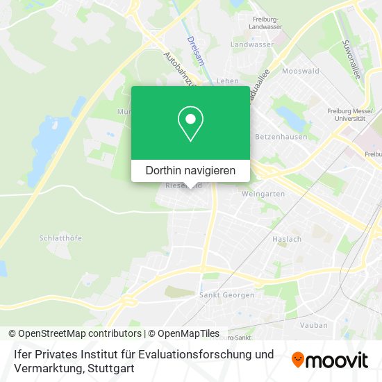 Ifer Privates Institut für Evaluationsforschung und Vermarktung Karte