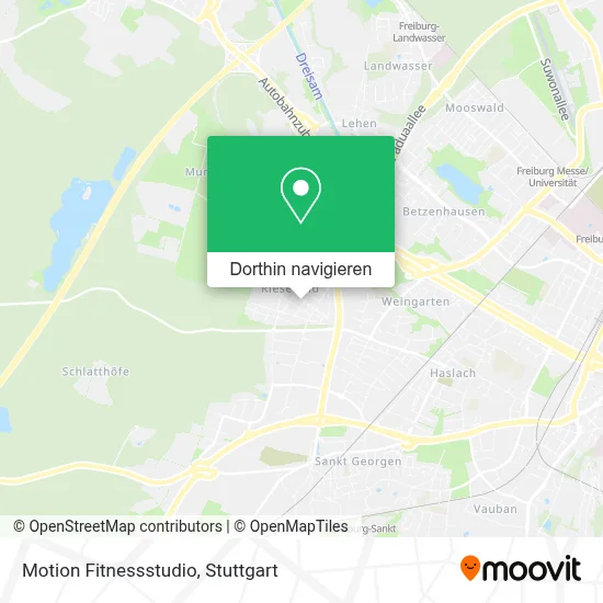 Motion Fitnessstudio Karte